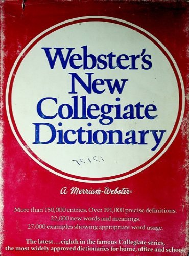 Webster's New Collegiate Dictionary | Library Of Turkistani